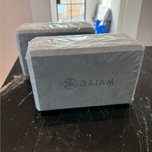 GAIAM Gray Yoga Block Foam Support